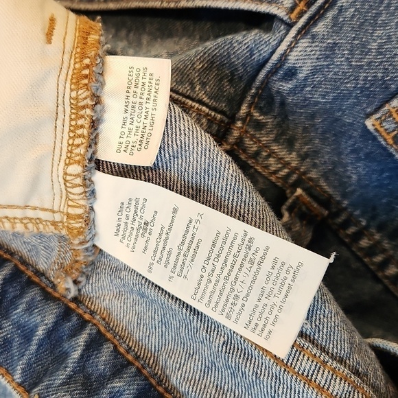 Madewell Stretch Denim A-Line Skirt Button Up Women's Sz 27 EUC NICE! - Picture 10 of 10